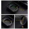 Camera Vintage Style Square Lens Hood Shade Metal Interface Mask Silver Black Light Shield Cover 37 39 40.5 43 46 49 52 55 58mm