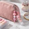 Soft Silicone Bead Bag Charm Fidget Press Button Stress Relief Toy Fidget Toy  Gift For Girls