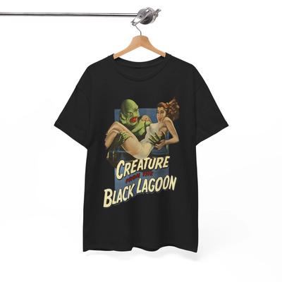Kreatur aus dem Schwarzen Lagunent-Shirt, Klassisches Horrorfilm Unisex-Shirt