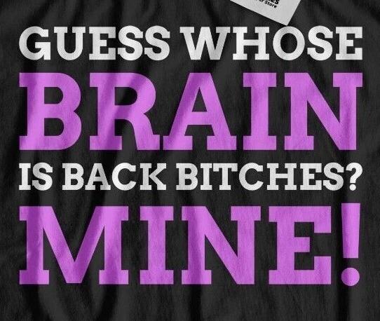 Unisex Funny Brain Cancer T-Shirt Craniotomy Aneurysm & Epilepsy Operation Gifts 3XL