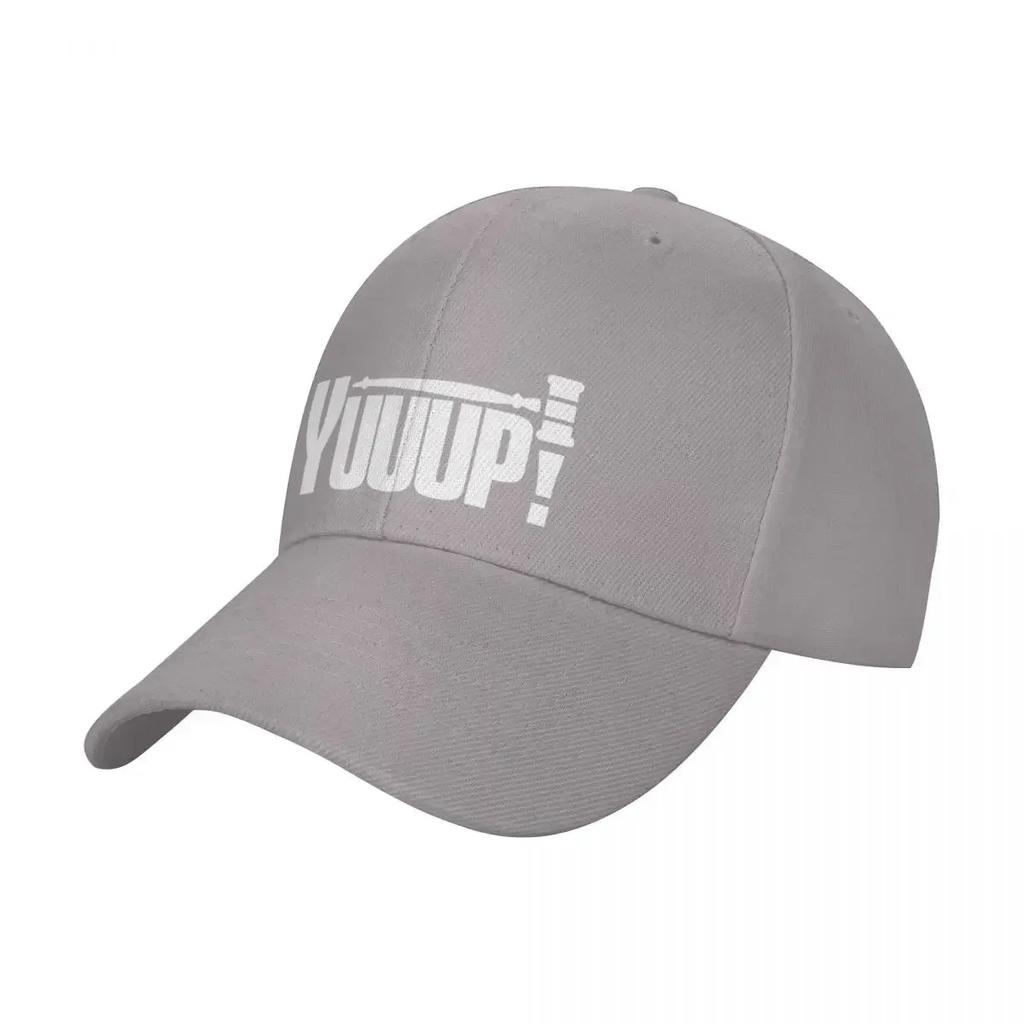 Yuuup! Popular Auctioneer Saying with Auction Hammer Baseball Cap Christmas Hat Golf Cap Hat Beach Men's Caps Women's