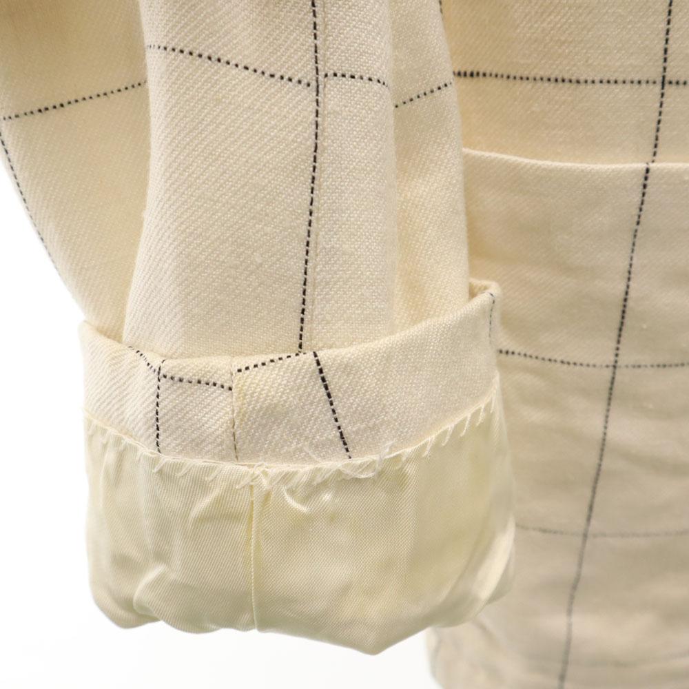 YVES SAINT LAURENT 90s Made in USA Old Windowpane Check Pattern tailored jacket Men's Used