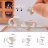 3Pcs Doll House Miniature Coffee Tall Cup Ornament Simulation Kitchen Mug Model Toys For Mini Decoration Dollhouse Accessory
