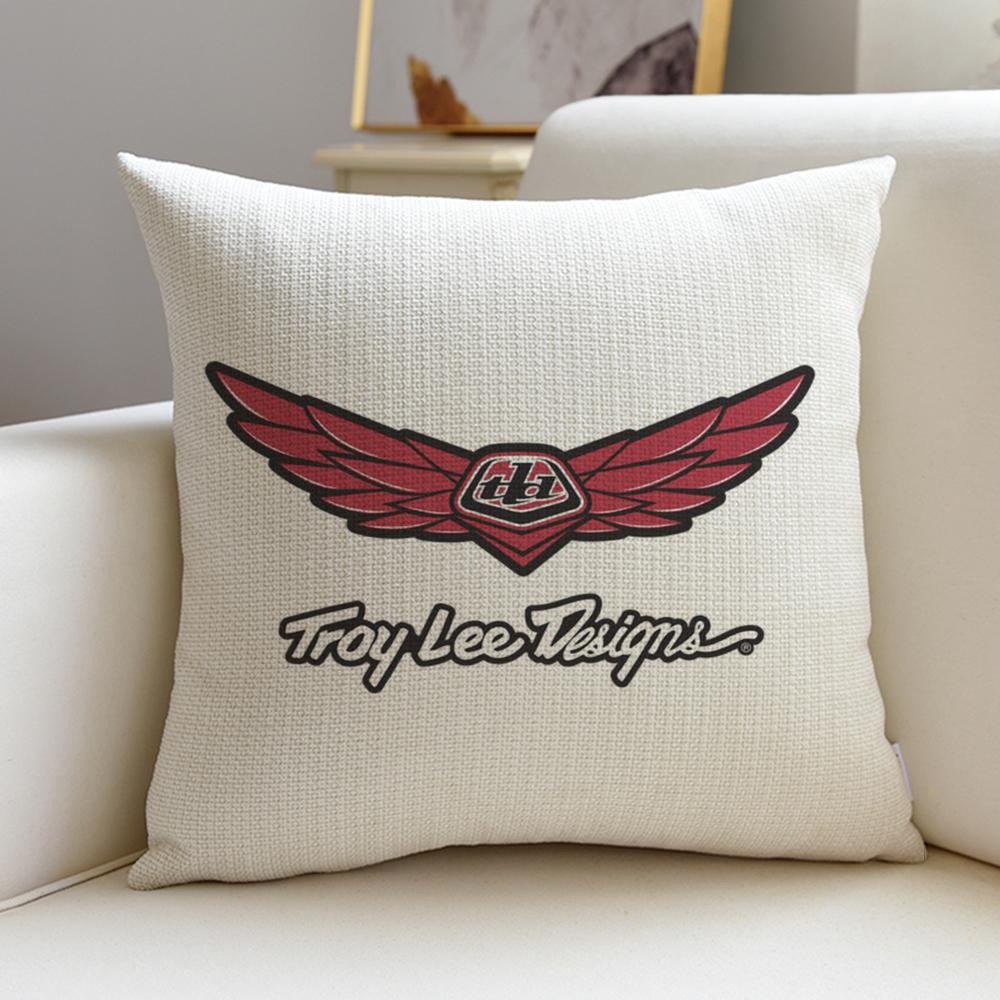 Bold TTroy LeeS Cushion Cover Breathable and skinfriendly linen pillowcase square removable and washable cushion