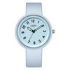 Einfache und hochwertige Silikonuhr, Bonbonfarbe, Kleine und frische Schüleruhr, Wasserdichte Jelly-Uhr.