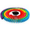 Wooden 12-Color 120-Piece Educational Dominoes for Infants and Toddlers