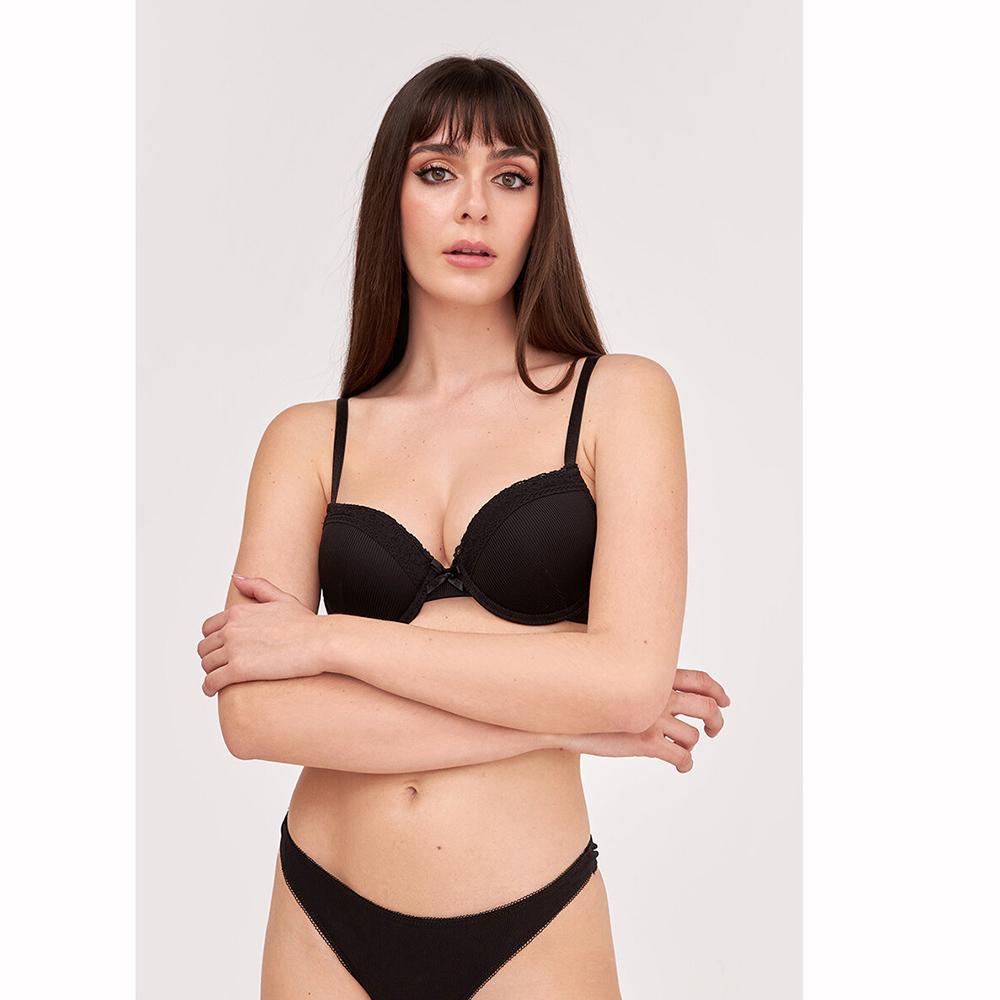 

Черный бюстгальтер с легкой поддержкой NBB Mooi