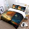 Tree, Moon, Butterfly, Flowers. Bedding Sets Duvet Cover Sets Duvet Covers Pillowcases(1 * Duvet Cover 2 * Pillowcases Without Duvet Insert)