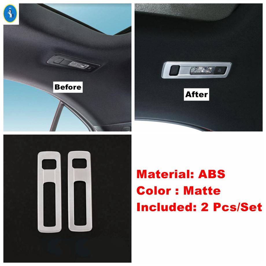 Matte Auto Glass Lift Button / Reading Light Decor Cover Trim Accessories For Mercedes-Benz A Class W177 A200 A220  - 2024