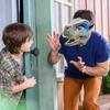 Moving Jaw Dinosaur Headgear Cosplay Props Dragon Headwear 3D Halloween Dinosaur Mask  Gifts