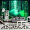 Wallpaper Window View Fantastic Forest