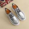 Fashion High Quality Men's Dress Oxford Shoes Thick Bottom Fashion Office Business Shoes Male Designer Casual Leather Formal Suit Shoes