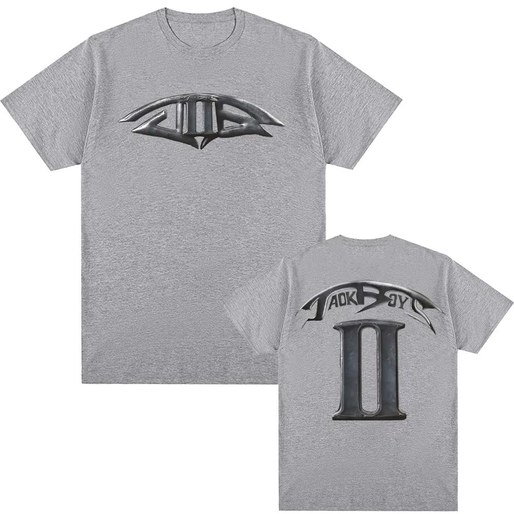 Travis T-shirt Nadruk Graficzny Hip Hop Bawełniany Scott T-shirt Krótki Rękaw Gotycki T-shirt Unisex Amerykański Raper Męski/damski Top