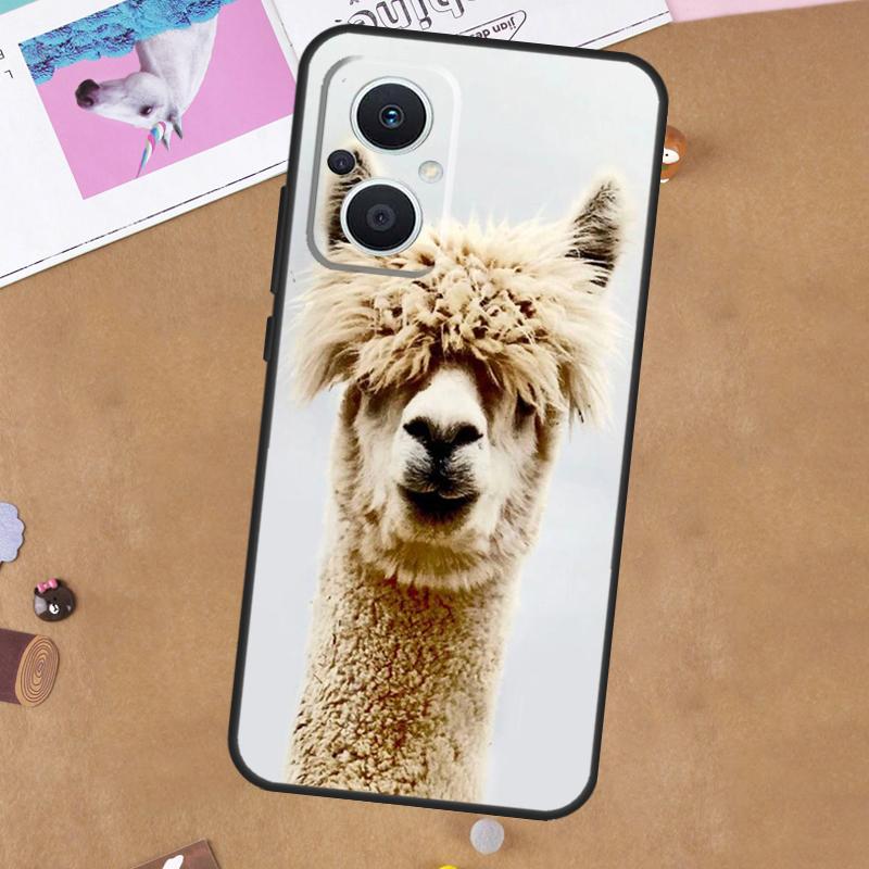 Lama Llama Alpaca For OPPO Reno 11F 12F 13F 14F 10 11 12 13 14 Pro 7 8 Lite 8T OPPO Find X5 X6 X8 X9 Pro Case