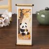 Panda Wooden Scroll Fridge Magnet - Cartoon Cultural Gift Souvenir