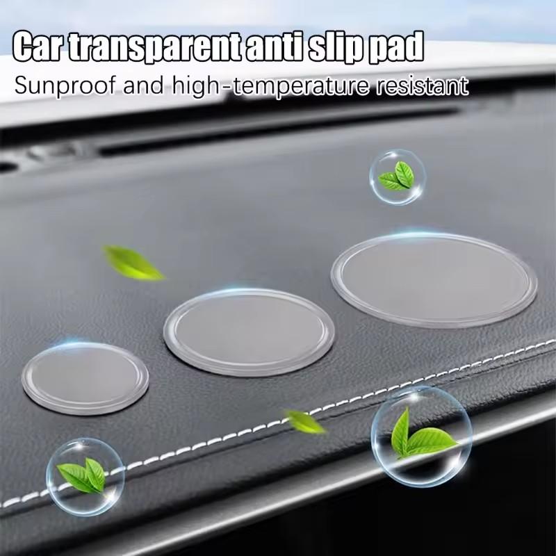 3 Stück Auto Anti-Rutsch-Matte Auto Innenraum Armaturenbrett Telefon Hochtemperaturbeständig Aufbewahrungsmatte Pads Auto Telefon Dekoration Halter Pad