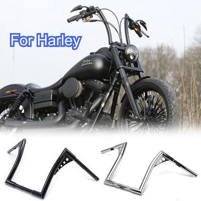 10" 12" 14" 16" 18" Ape Hanger Handlebar 25mm for Harley Sportster Dyna Softail Electra Glide Touring Motorcycle Rise Handlebars