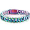 Bracciale Lusso Colore Oro Uomo Amicizia Braccialetti & Bangles da Uomo in Metallo Acciaio Inossidabile su Mano Gioielli Regali per Fidanzato