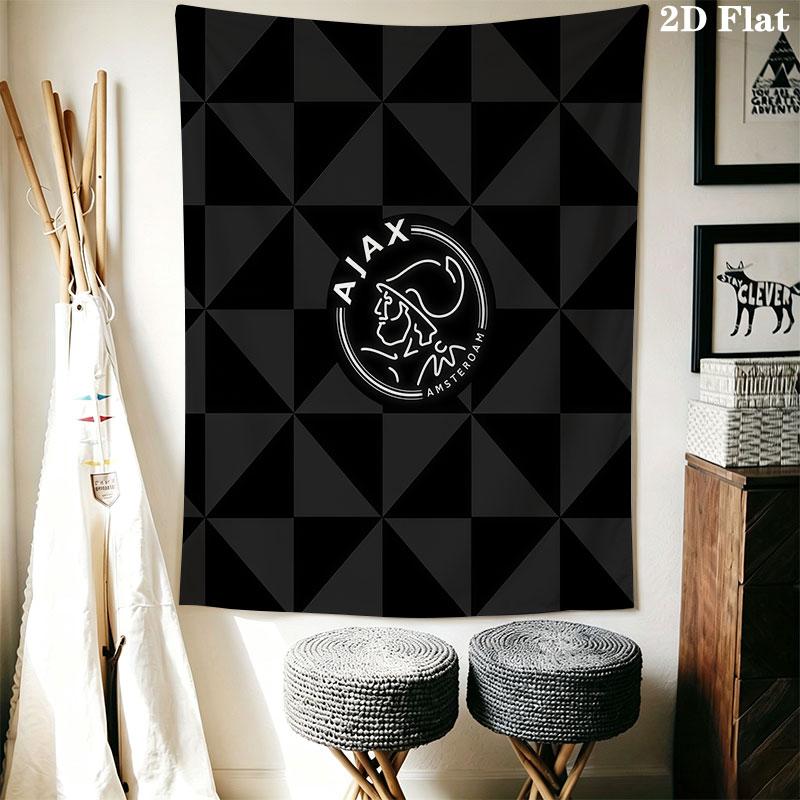 AFC Ajax Amsterdam Wall Hanging Printed Fabric Blanket Decorative Tapestries for Bedroom Living Room Home Decor
