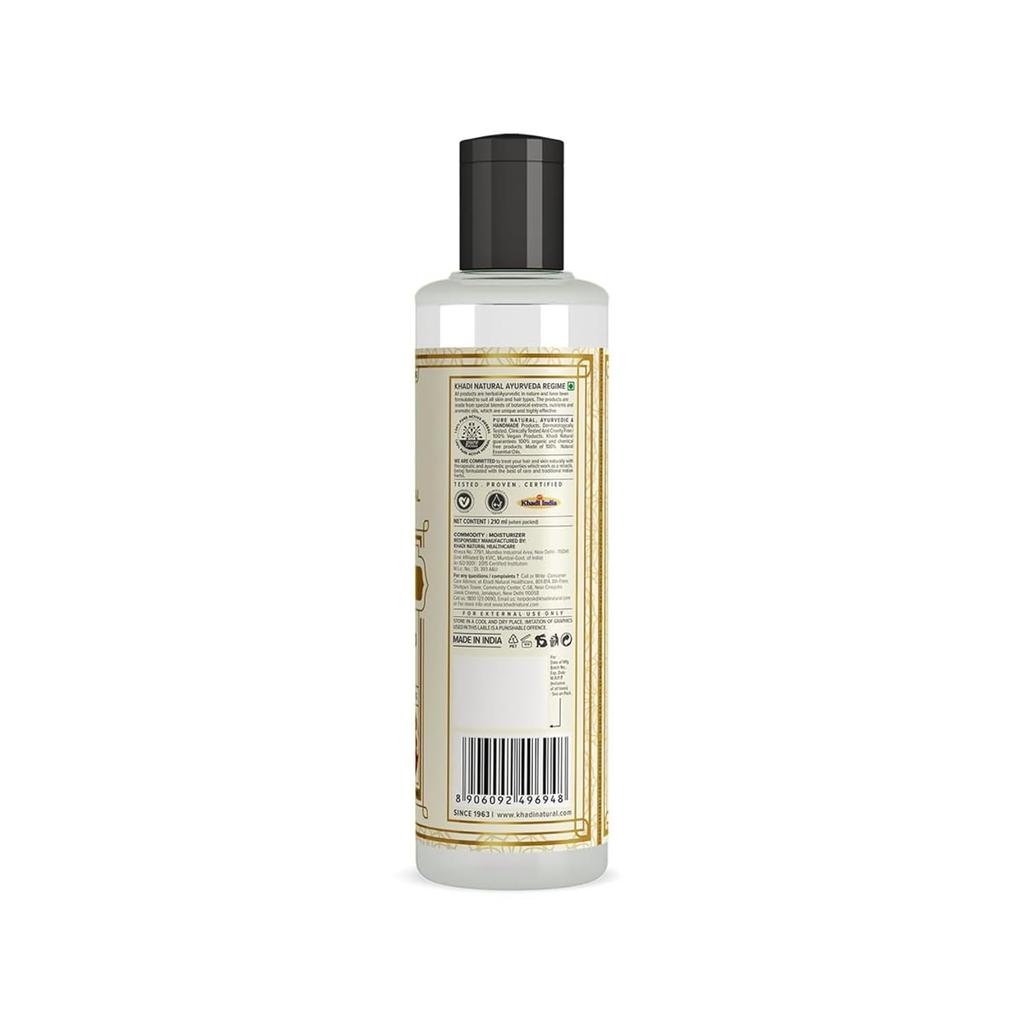 Khadi Natural Sandalwood & Kesar Moisturizer 210ml Pack of 1 Hydrating Skin Cream for Soft Glowing Skin