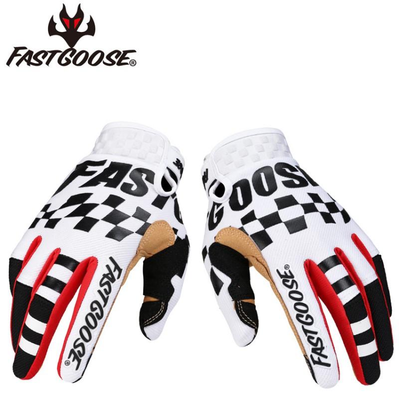 FASTGOOSE Motorcycle Gloves MX Racing Cycling Offroad Touchscreen Long Fingers