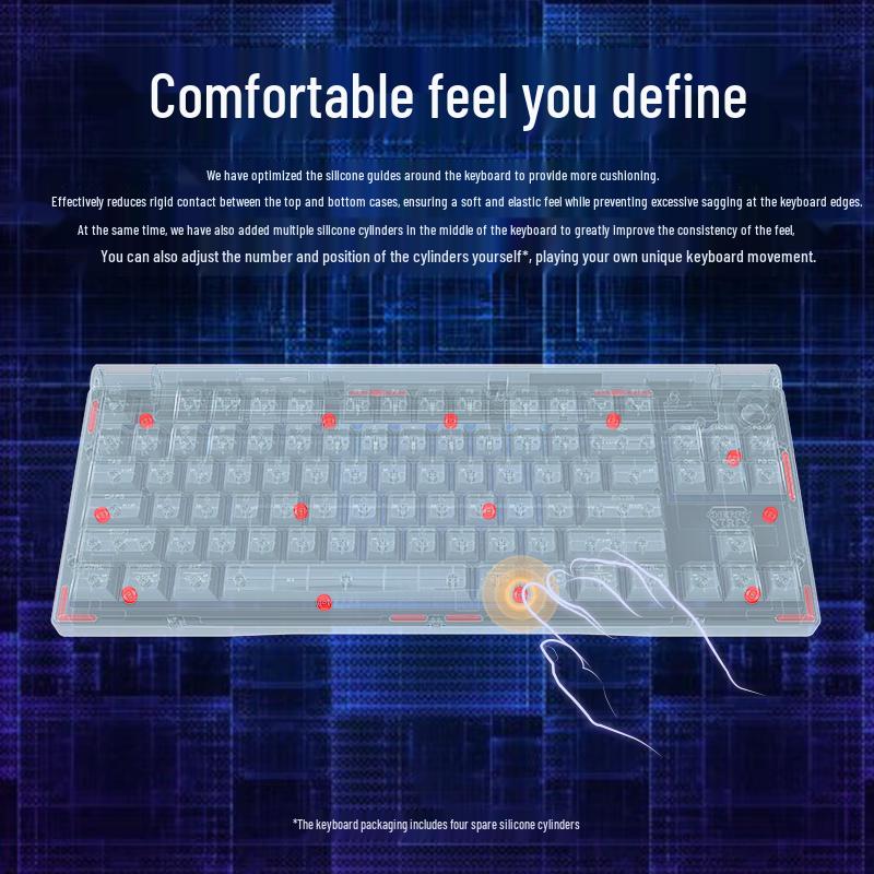 Cherry MX8.3 Tri-Mode Wireless Hot-Swappable Gasket Mechanical Keyboard