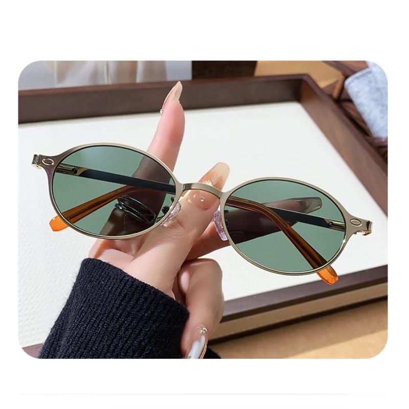 Fashion New Oval Sun Glasses Small FrameOval Eyeglasses Travel Retro Shades Glasses Outdoor