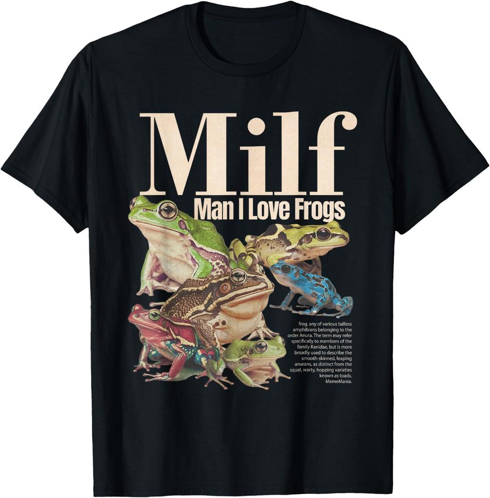 Jag Älskar Grodor T-shirt Vuxen Unisex T-shirt