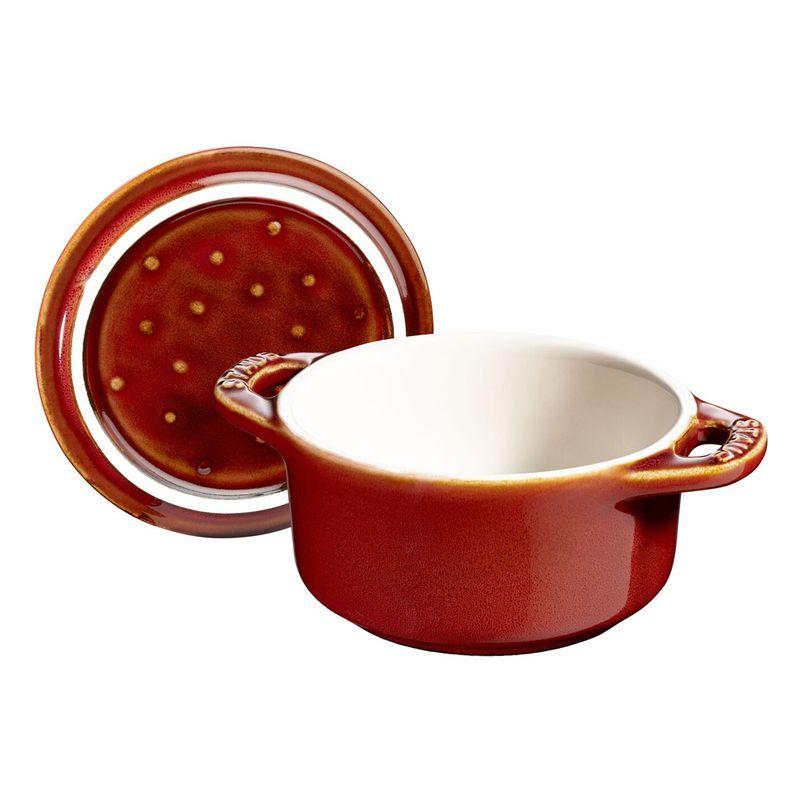 Staub Ceramic Mini Cocotte Round 10cm (Antique Copper)