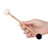 7 Pcs Wood Handle Drumsticks Singing Bowl Mallet Stick with Soft Felt Head Percussion Stick for Relaxation Yoga Healing