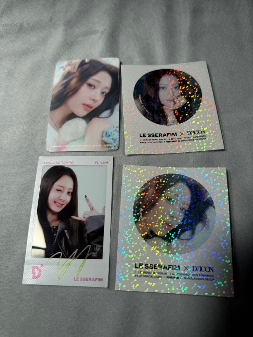 

[USED] Yunjin Bonus Sticker LE SSERAFIM POPUP Photo Card