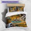 Newcastle United Football Printed 3 Pieces Bedding Set, Comfortable Skin Friendly Bedroom Duvet Cover Set