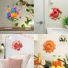 Luminous Flower Toilet Sticker Night Light Flower Wall Decal Bathroom Bedroom Sticker Self-Adhesive PVC Waterproof Home Decor