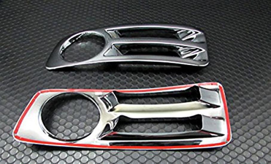 BRIGHTZ Chrome Fog Light Type for Elgrand E51 NE51 Highway Star NE Part 15452 Covers, C, (Early Model) [FOG-COV-090] (E 51) Number