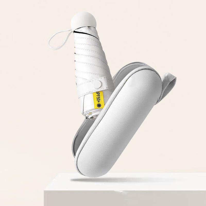 Mini Portable UV Umbrella with Capsule Case