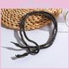 Trendy Animal Snake Choker Necklace With Multilayer Metallic Design Women For