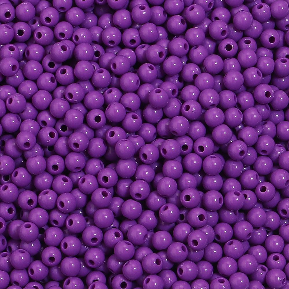 1000pcs/lot 5mm Solid Color Acrylic Round Beads Loose Spacer Mini Seed Bead For Jewelry Making DIY Bracelet Necklace Accessories