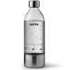 Aarke Carbonator 800ml BPA-Free PET Bottle, ClearSteel Silver, Stainless Steel