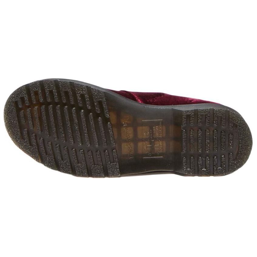 Dr. Martens Vegan Leve Bico Redondo Plataforma Mary Jane Sapatos Sapatos Femininos Vermelho 31956600