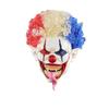 Colorful Hair Clown Costume Mask Toothy Tongue Out Ghost Festive Mask  Festive Celebration