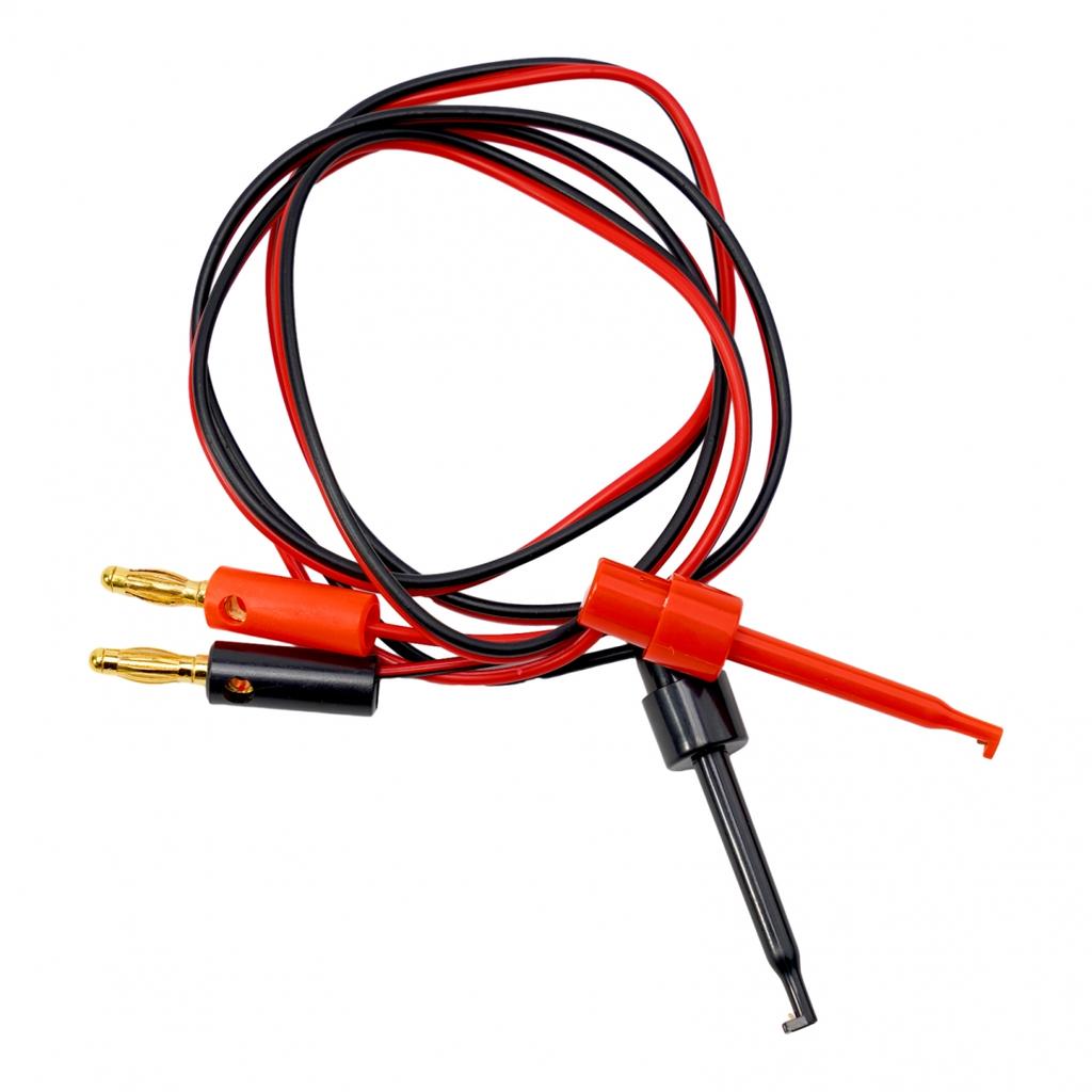 1M Wire For Multimeter Test Leads with Hook Clamp Adapter Easy Install