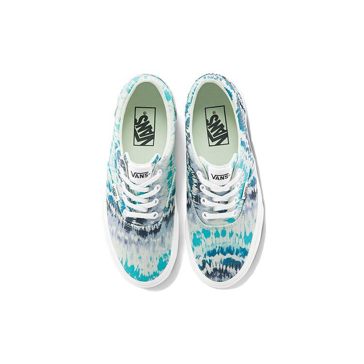 Vans National Style Series Canvas Trendy Versatile Casual Low-Top Skate Shoes Women Sneakers Blue-Tie-Dye VN0A3MVZ54H