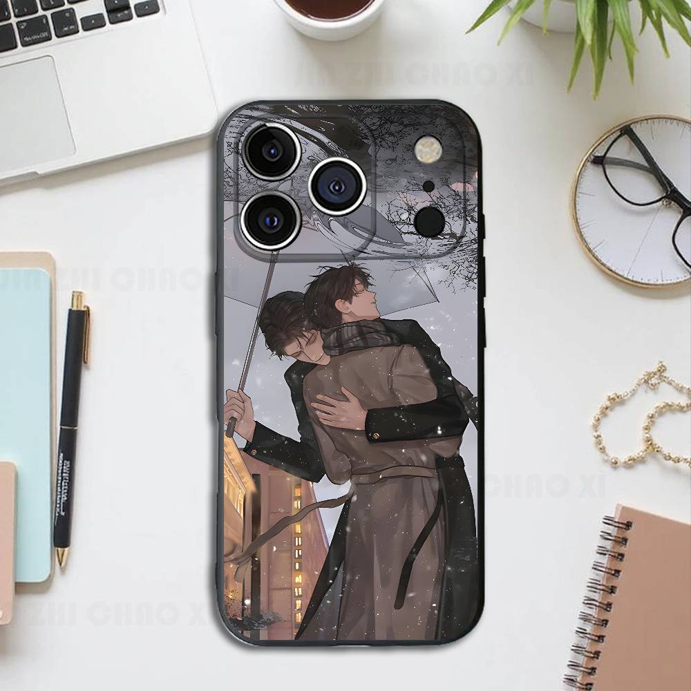 Sao Hom Nam Tay Tang Silicone Soft Phone Case For IPhone17 16 15 14 13 12 11 Pro Max Plus X XR SE Cover
