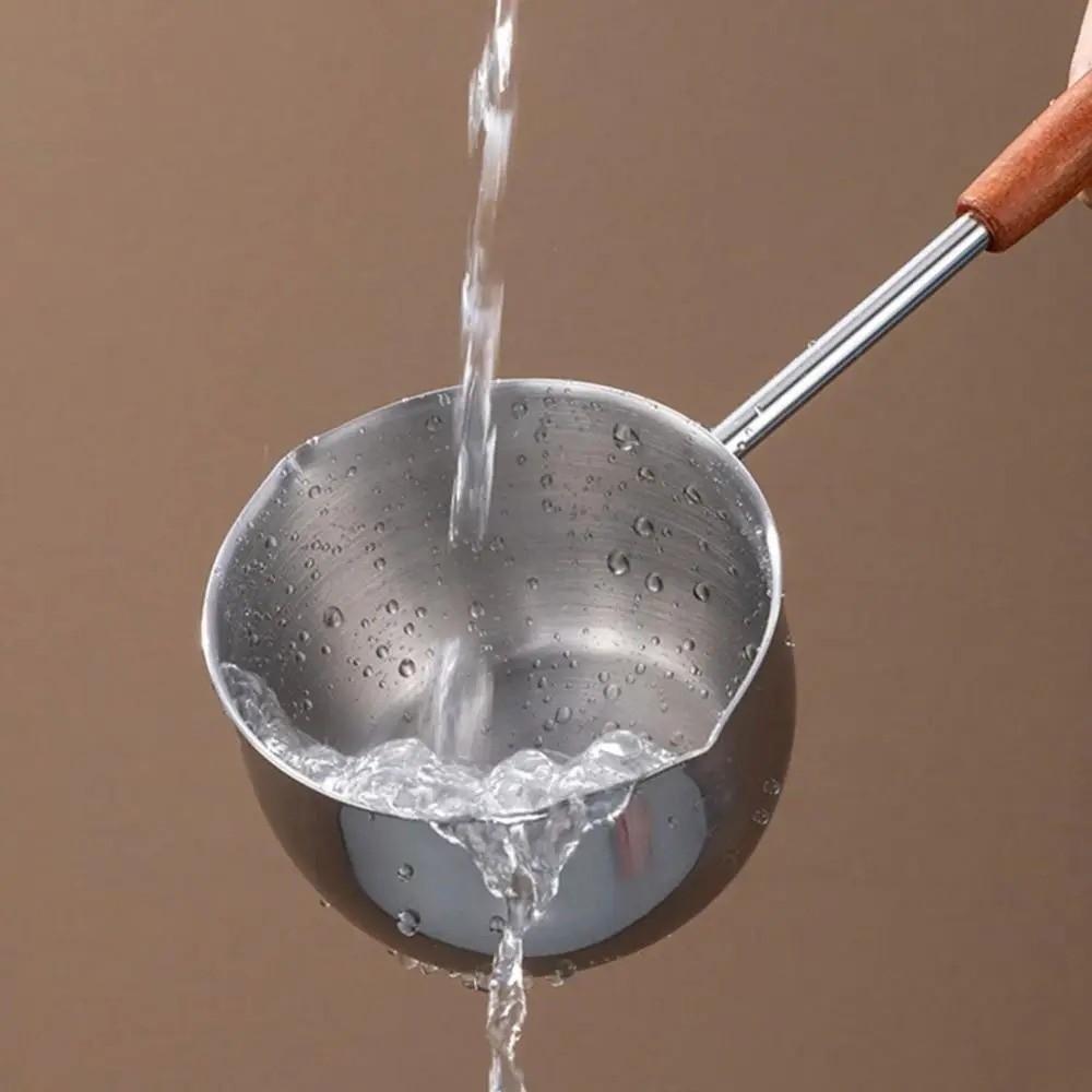 180/300ml Hot Oil Spoon Anti Scalding Kitchen Pouring Spoon Oil Pouring Spoon  Kitchen Use