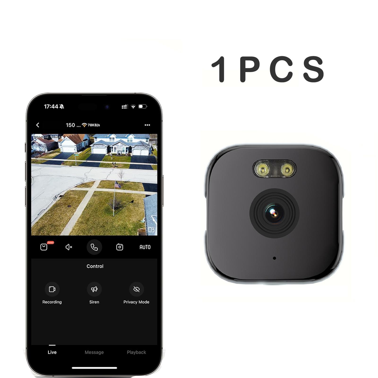

Window Camera-Replaces Outdoor Cameras | 2.4/5GHz Wi-Fi | 3MP HD | Full-Color Night Vision Thru Window 1PCS