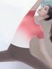 Stunning 2026 Gradient Yoga Suit Set for Women - Short Sleeve, Comfortable, Breathable Sports Top for Outdoor Use