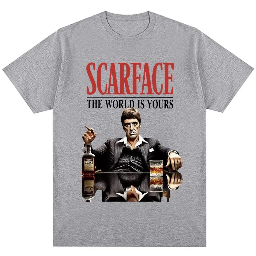 Camiseta Estampada De Manga Corta Popular Retro Hip-hop Para Hombre En Verano Puro Moderna