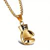 Fitness Boxing Gloves Sports Domineering Fashion Punk Necklace Pendant