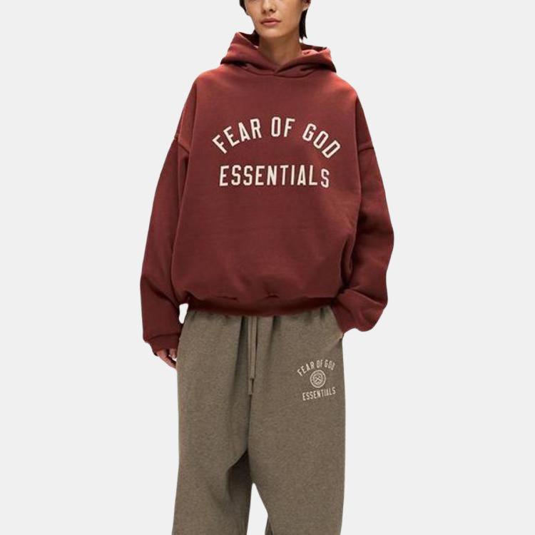 Fear Of God Essentials logo-print hoodie 192HO246256F