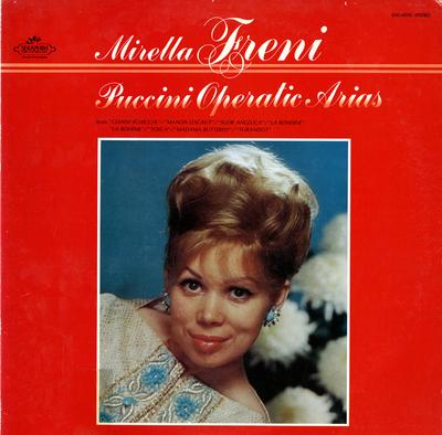 LP Record MIRELLA FRENI  Puccini Operatic Arias EAC40152 SERAPHIM 1979 Japan Obi Classical Used